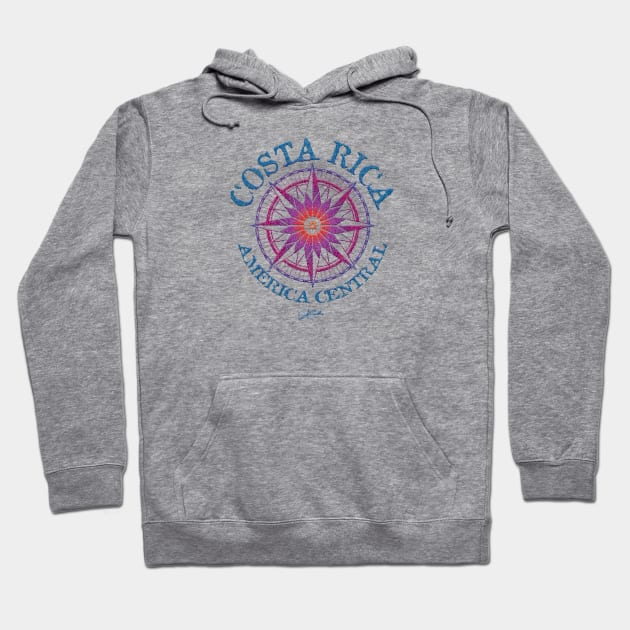 Costa Rica, Compass Rose Hoodie by jcombs